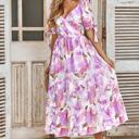  Love Kuza Watercolor Whisper Midi Dress