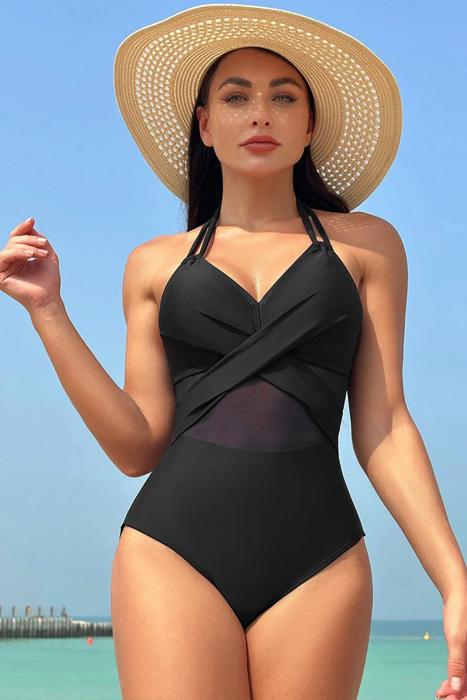 Love Kuza Tidal Mesh One-Piece