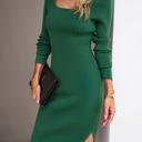  Love Kuza Square Neck Easy Midi Dress