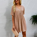  Love Kuza Dotted Charm Empire Dress