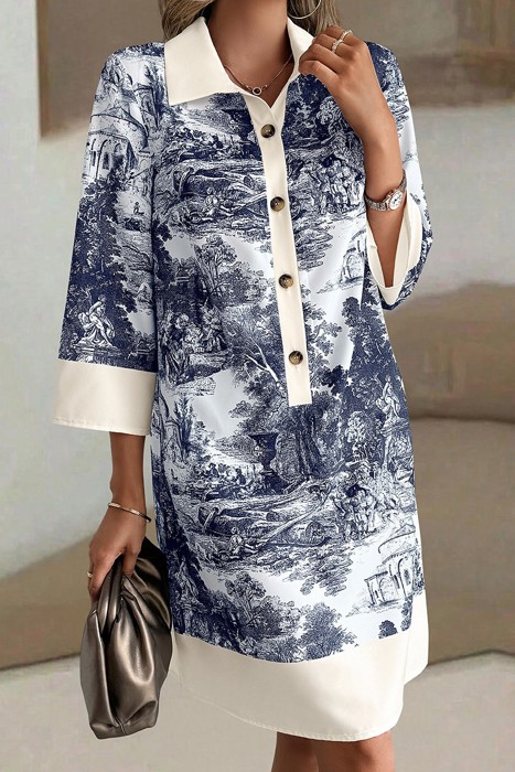 Love Kuza Château Stroll Shirt Dress