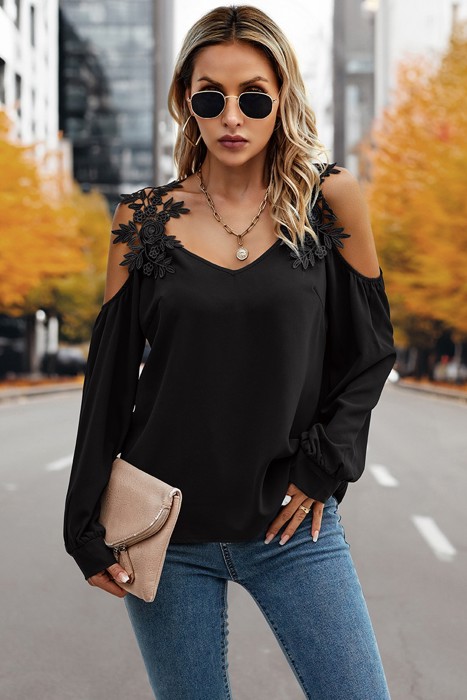 Love Kuza Laced Radiance Blouse