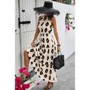  Love Kuza Geo Almond Elegance Maxi Dress