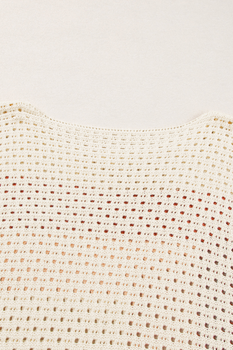 Love Kuza - Sunset Glow Crochet Pullover