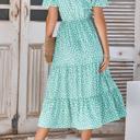  Love Kuza Fluttering Dots Tiered Dress