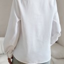  Love Kuza Ruffled Trim Collar Shirt