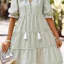  Love Kuza Sunstripe Tier Dress