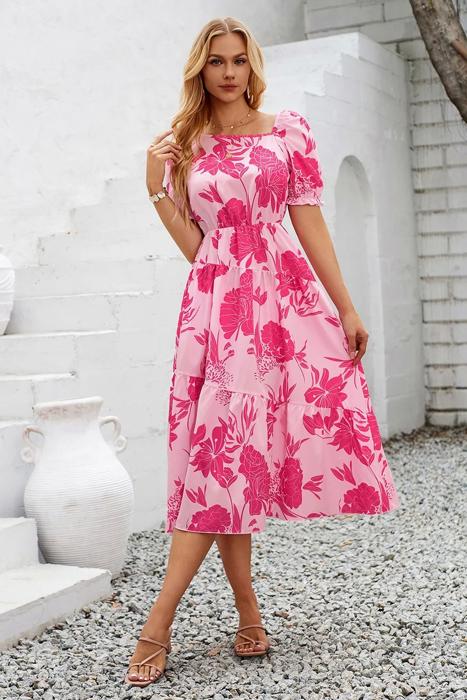 SALE!   - Size L - only - Love Kuza Melody Blossoms Tiered Dress