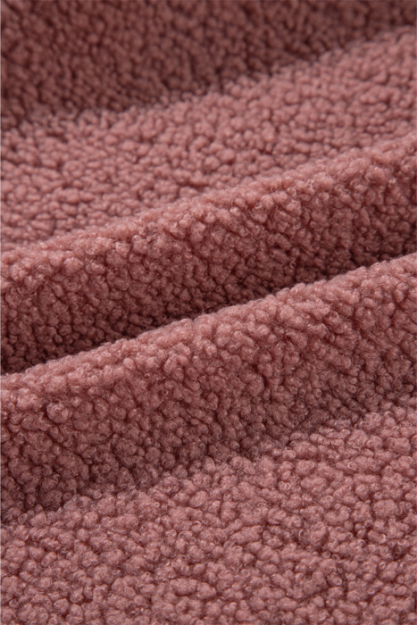 Love Kuza - Rosewood Lace Sherpa Jacket