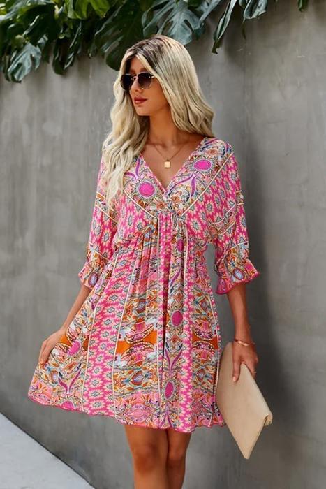 Love Kuza Free Spirit Boho A-Line Dress