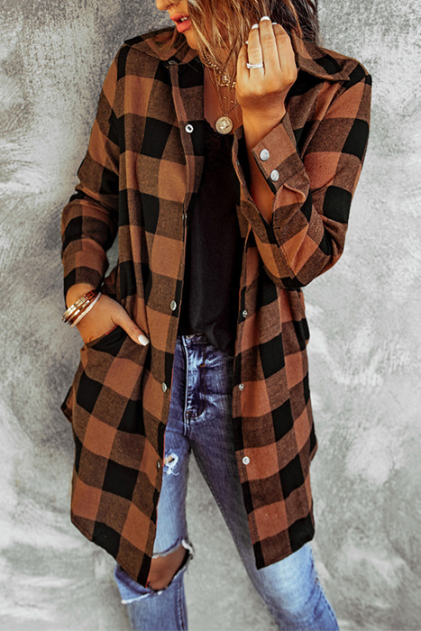 Love Kuza - Cedar Grove Plaid Snap Jacket
