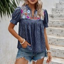  Love Kuza Embroidered Canopy Blouse