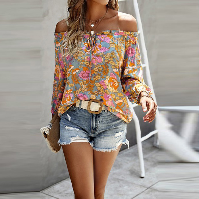 . Off n On -Shoulder Boho Bliss Blouse