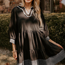  Love Kuza - Twilight Contrast Tiered Dress