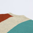  Love Kuza - Colorblock Horizon Knit Sweater