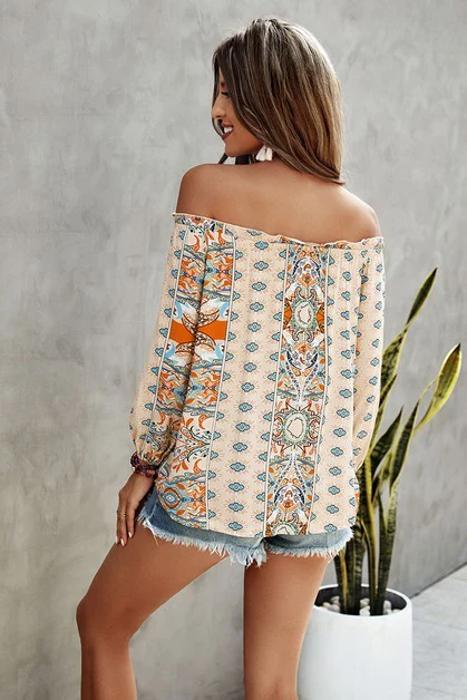 Love Kuza Off-Shoulder Boho Bliss Blouse