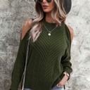  Love Kuza Open Shoulder Twist Sweater