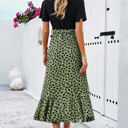  Love Kuza Floral Fusion Wrap Midi Dress