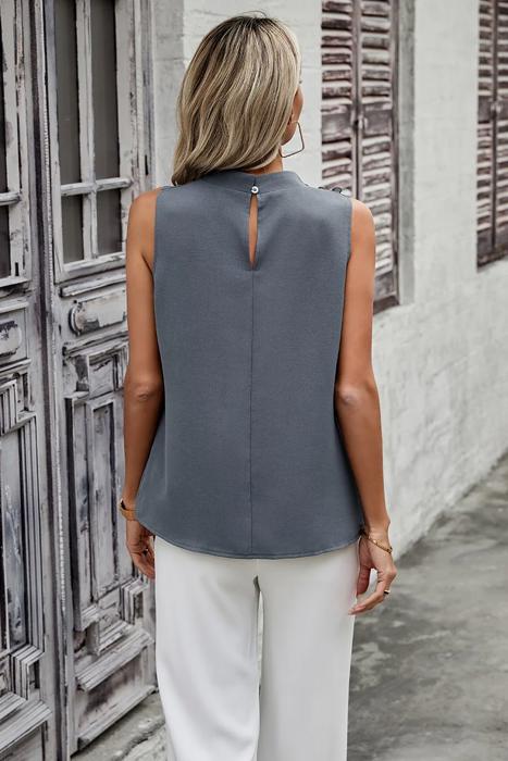 Love Kuza Drape Charm Blouse