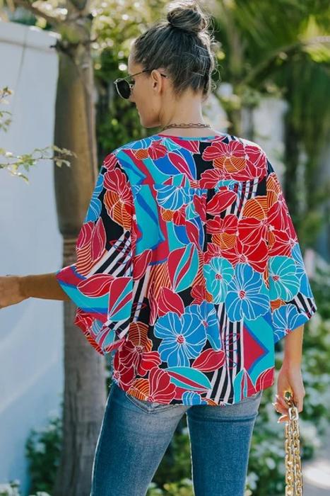 Love Kuza Blossom Breeze Kimono Blouse