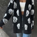  Love Kuza Skull Society Knit Cardigan