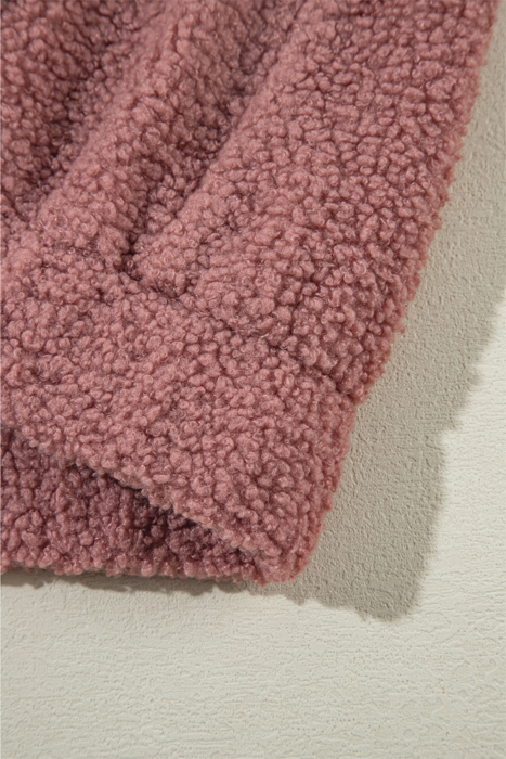 Love Kuza - Rosewood Lace Sherpa Jacket