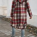  Love Kuza Plaid Hooded Comfort Shirt Jacket