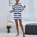  Love Kuza Striped Serenity Hoodie Set