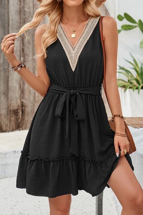 Love Kuza Boho Vibe Sleeveless Dress