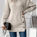  Love Kuza Cozy Buttoned Turtleneck