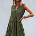  Love Kuza Verve V-Neck Tiered Dress