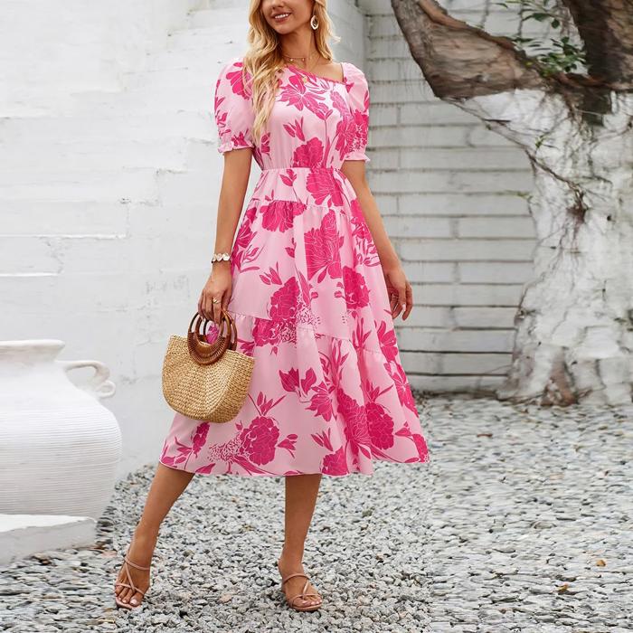 SALE!   - Size L - only - Love Kuza Melody Blossoms Tiered Dress