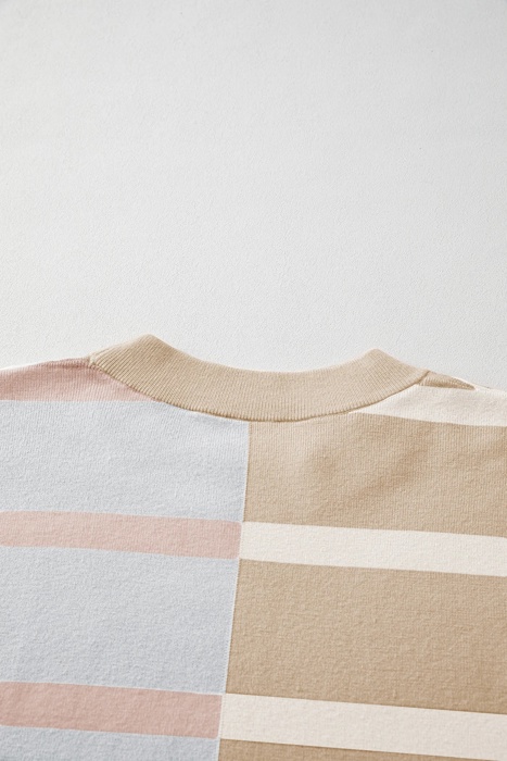 Love Kuza - Sandstone Harmony Stripe Knit Top