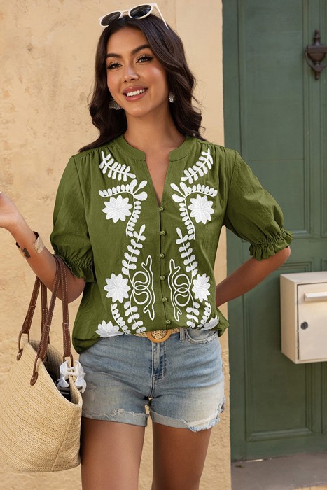 Love Kuza Vine Grace Blouse