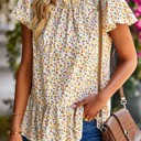  Love Kuza Bloom Ruffle Charm Blouse