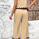  Love Kuza The Wave Trims Top & Capris 2 Pieces Set