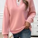  Love Kuza Serene Lace Knit Pullover