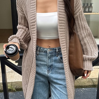 Love Kuza Weekend Comfort Chunky Rib Cardigan
