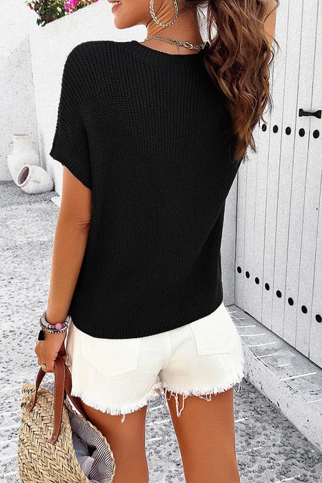 Love Kuza Off Duty Knit Top