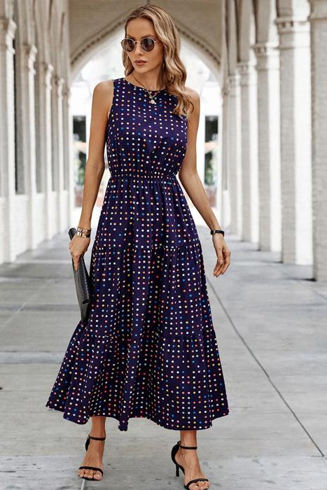 Love Kuza Starry Night Sleeveless Maxi