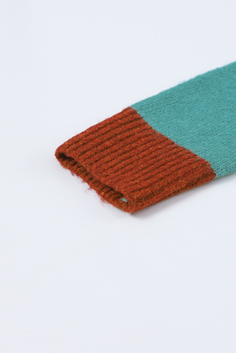 Love Kuza - Colorblock Horizon Knit Sweater