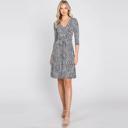  Love Kuza Modern Polka Venechia Essential Wrap Dress