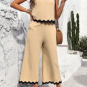  Love Kuza The Wave Trims Top & Capris 2 Pieces Set