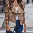  Love Kuza Faux Suede Pockets Jacket