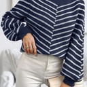  Love Kuza Striped Haven Knit Pullover Sweater