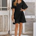  Love Kuza Silky Sweetheart Ruffle Dress