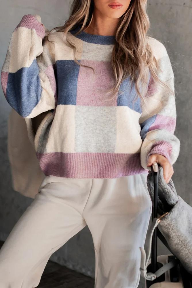 Love Kuza Colorblock Harmony Sweater