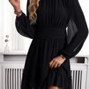  Love Kuza Mock Neck Ruched Belt Dress