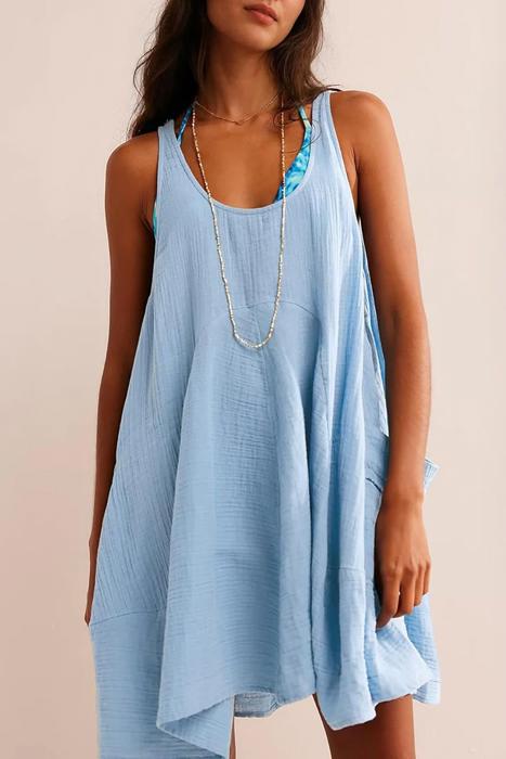 Love Kuza Breezy Backtie Coverup Tunic Dress
