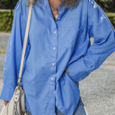  Love Kuza - Seaside Linen Blend Button-Down